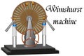 The Wimshurst machine, which is an electrostatic high voltage generator